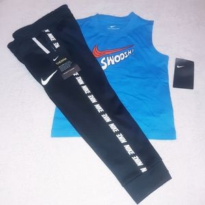 Nike Boys Toddler 2pc Warmer & Tee Set